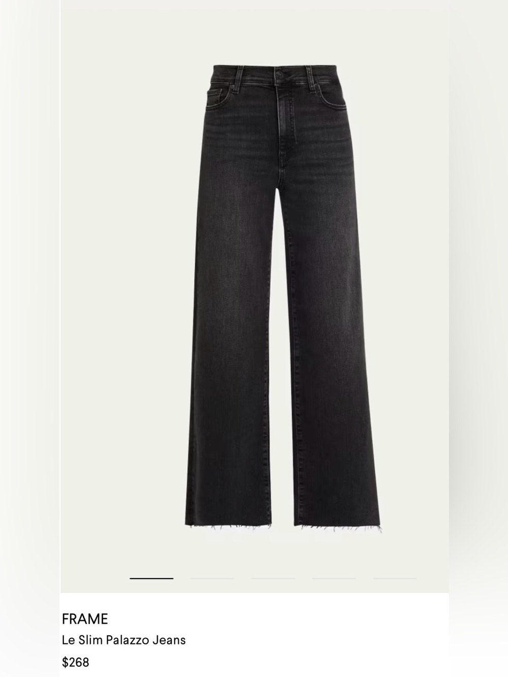 FRAME Le Slim Palazzo Jeans